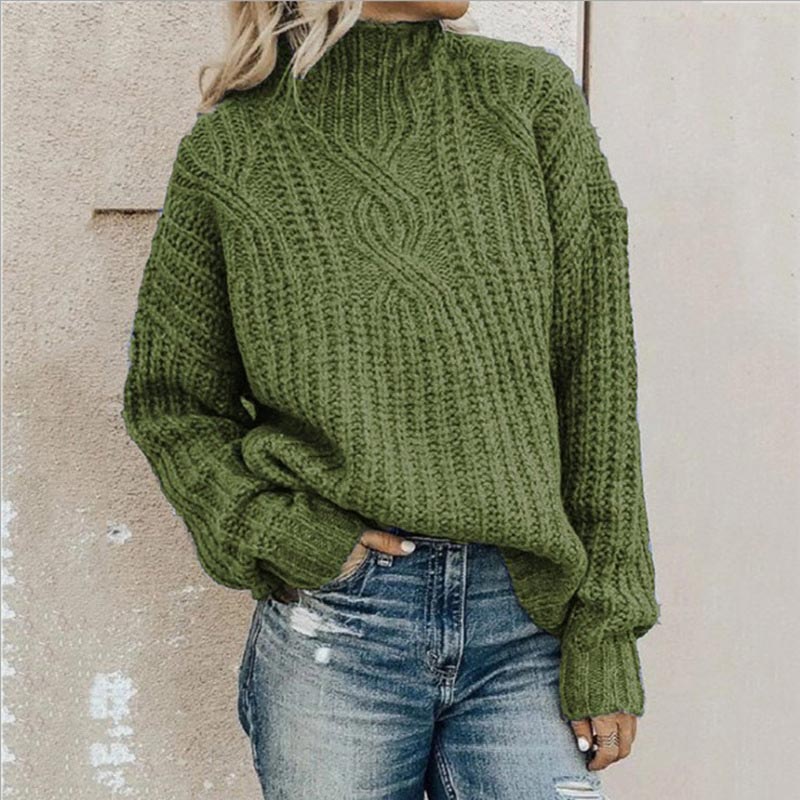 Damski Elegancki Sweter Z Długim Rękawem | Styl Na Co Dzień