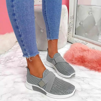 Damskie Wsuwane Buty | Sneakersy Z Paskiem