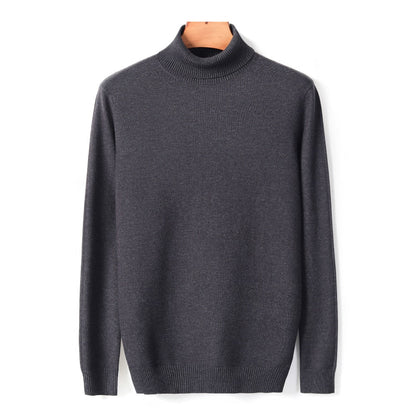 Sweter Męski | Z Wysokim Kołnierzem