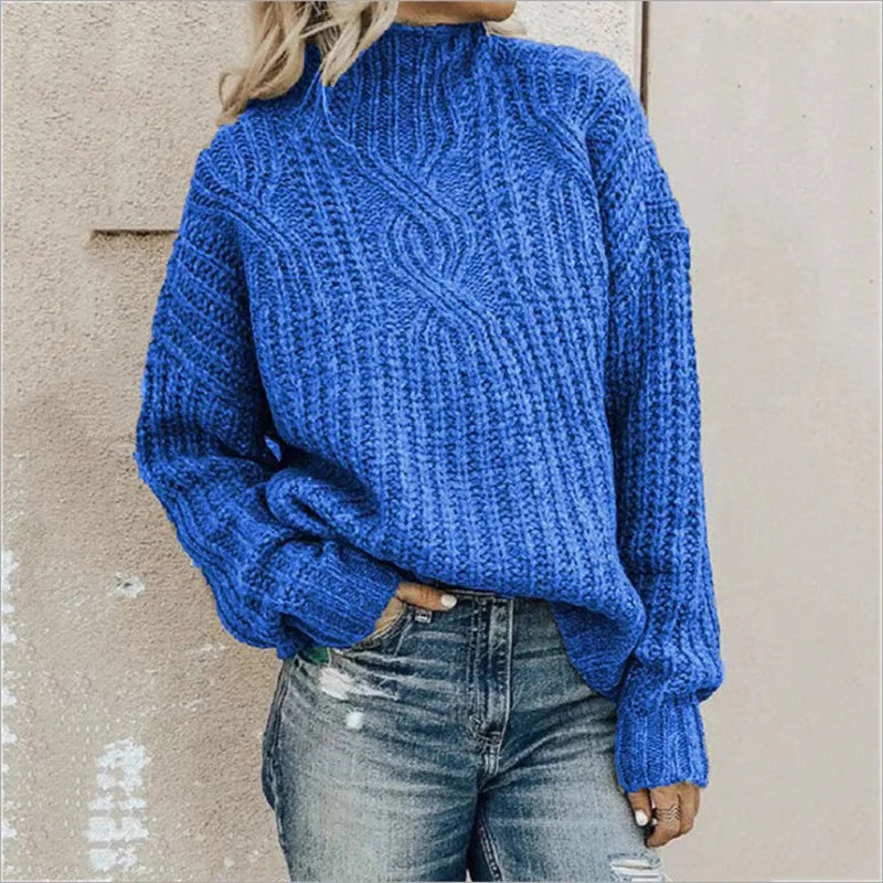 Damski Elegancki Sweter Z Długim Rękawem | Styl Na Co Dzień