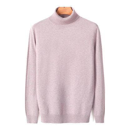Sweter Męski | Z Wysokim Kołnierzem