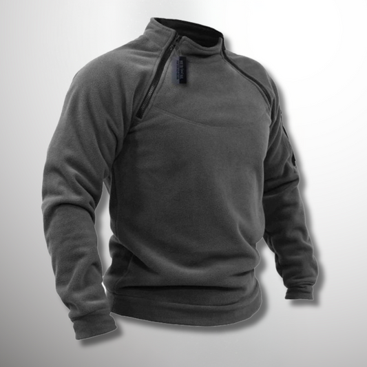 Wiatroszczelny Taktyczny Sweter Męski | Praktyczna Bluza Outdoor