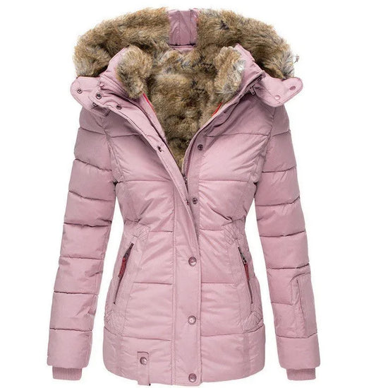 Damska Zimowa Parka | Kurtka Z Kapturem