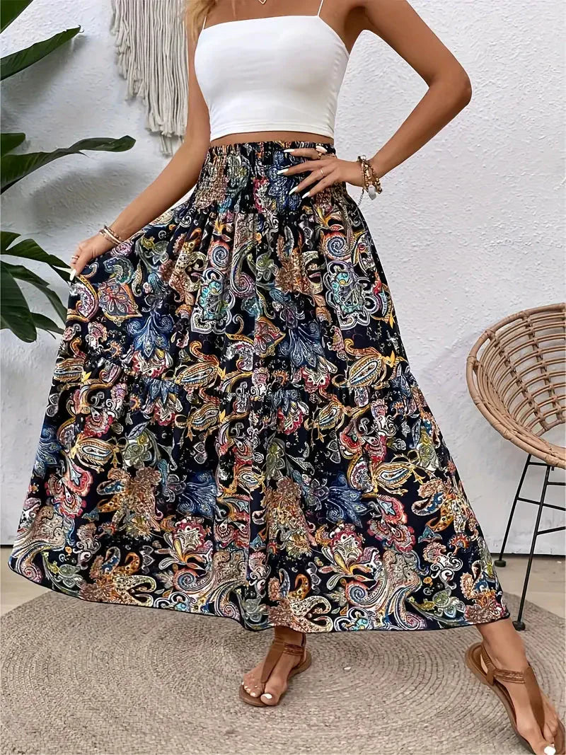 Elegancka Damska Spódnica Maxi | Idealna Na Specjalne Okazje I Lato