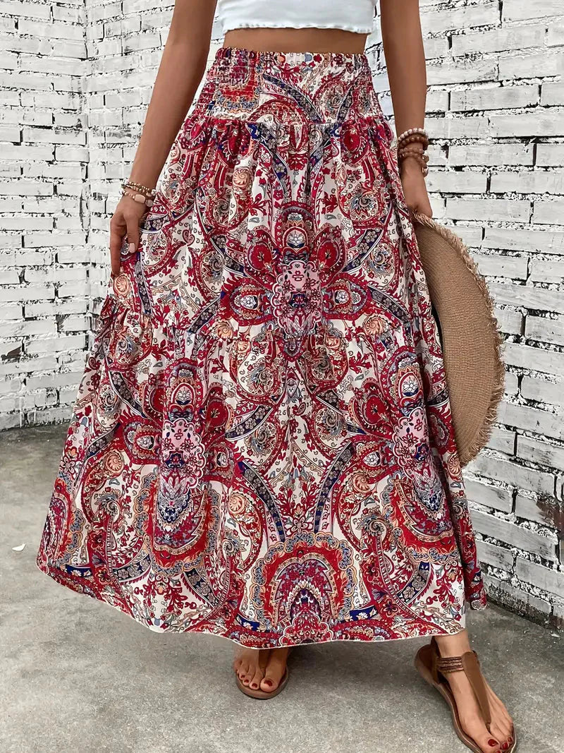 Elegancka Damska Spódnica Maxi | Idealna Na Specjalne Okazje I Lato