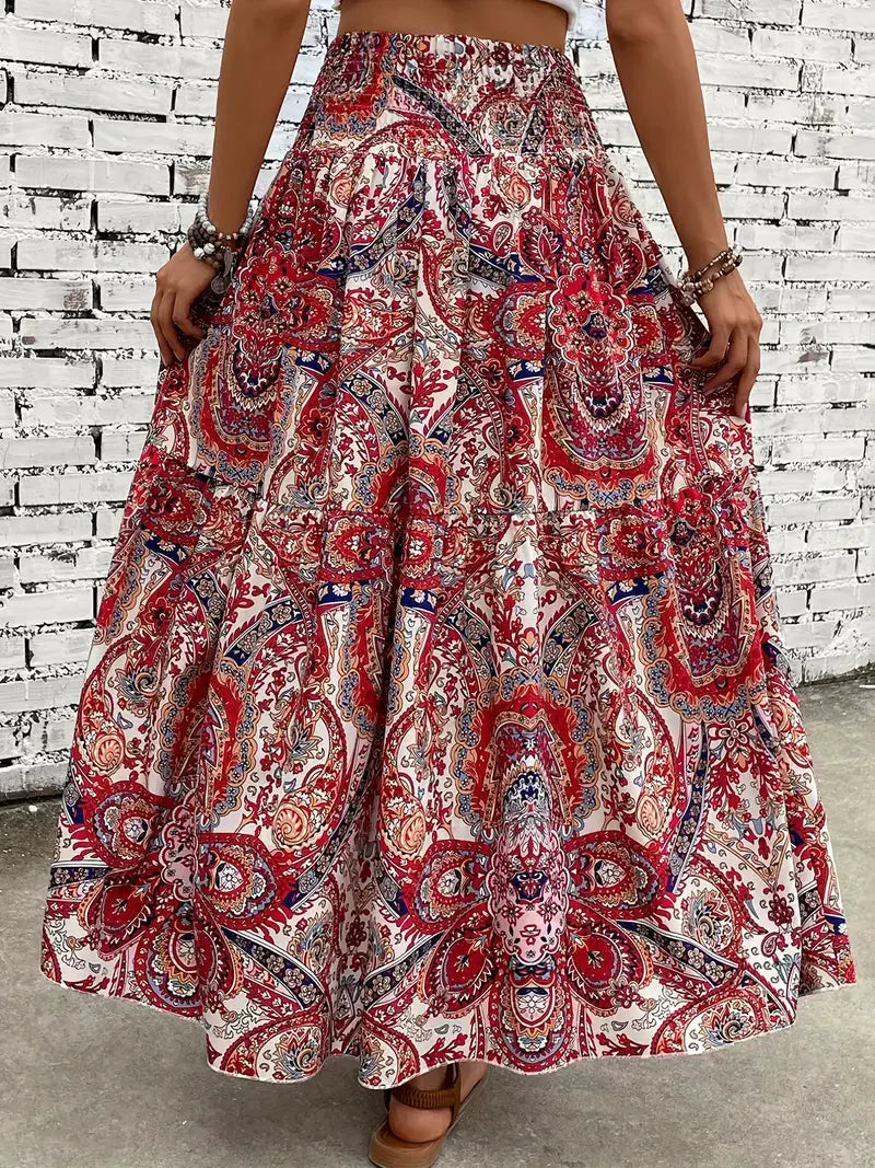 Elegancka Damska Spódnica Maxi | Idealna Na Specjalne Okazje I Lato