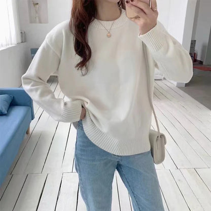 Damski Nowoczesny Oversize Sweter | Modny Długi Rękaw