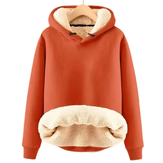 Bluza Damska Z Kapturem Zimowa | Z Podszyciem Teddy