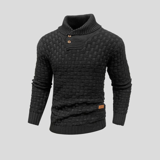 Rozpinany Sweter Męski Z Półgolfem | Stylowy I Wygodny Sweter Dla Mężczyzn