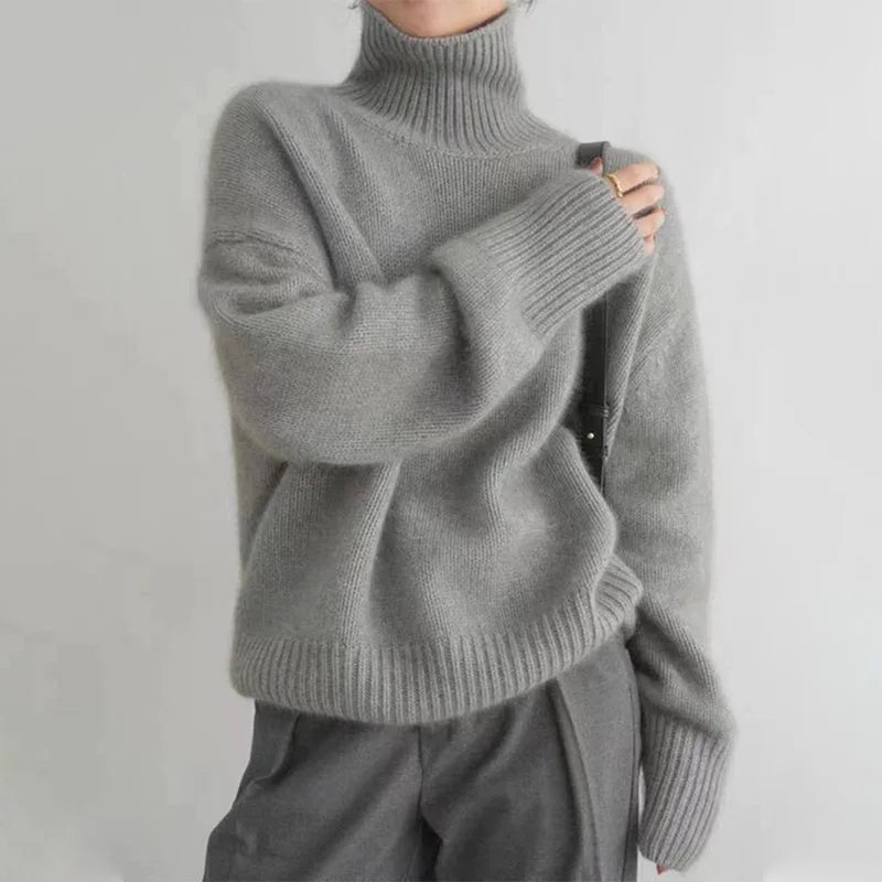 Elegancki Golf Z Długim Rękawem | Stylowy Sweter Z Golfem