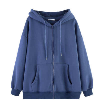Bluza Damska Rozpinana Z Kapturem | Oversize