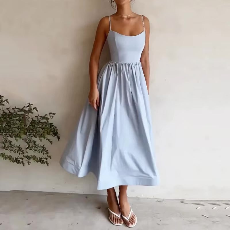 Rozkloszowana Sukienka Midi Na Wyjątkowe Okazje | Kobiecy Styl I Elegancja