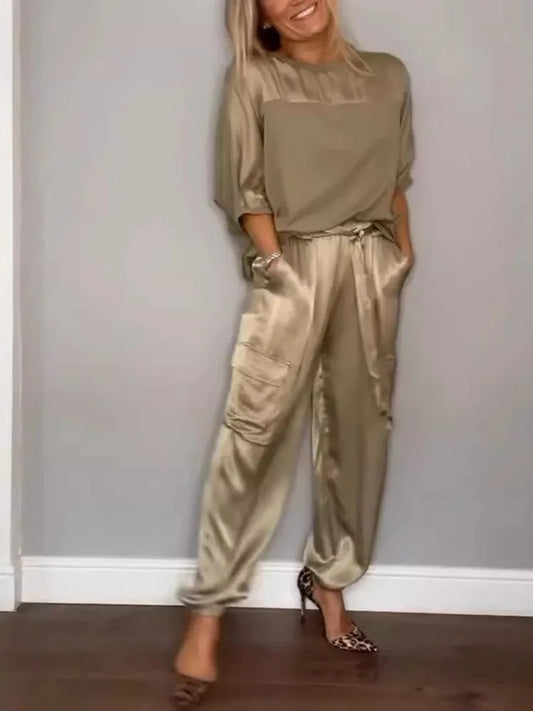 Dwuczęściowy Damski Komplet Loungewear | Kolorowy