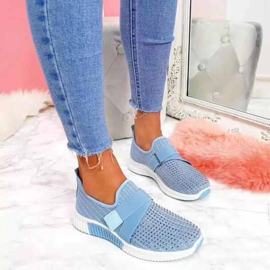 Damskie Wsuwane Buty | Sneakersy Z Paskiem