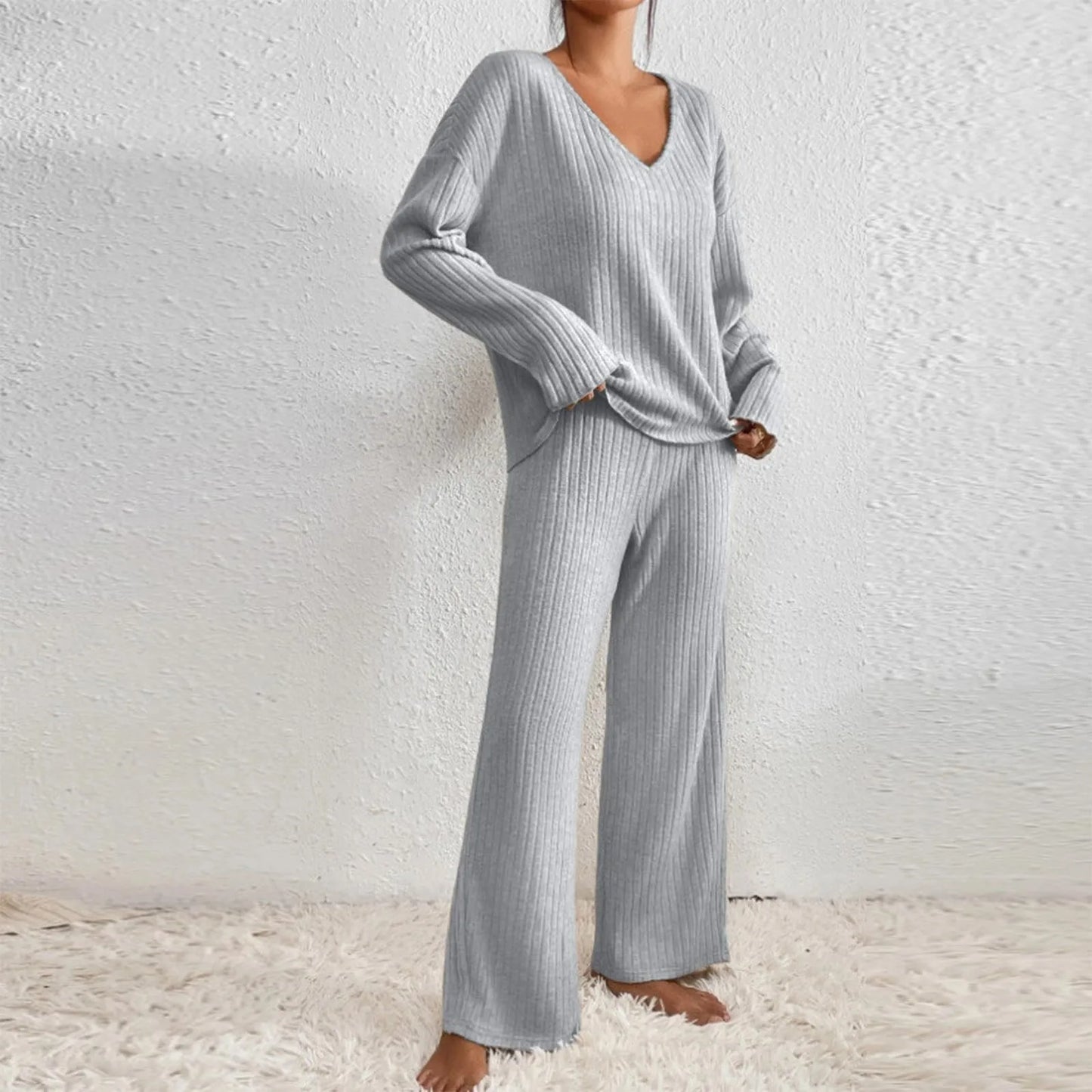 Damski Dwuczęściowy Komplet Domowy | Oversize