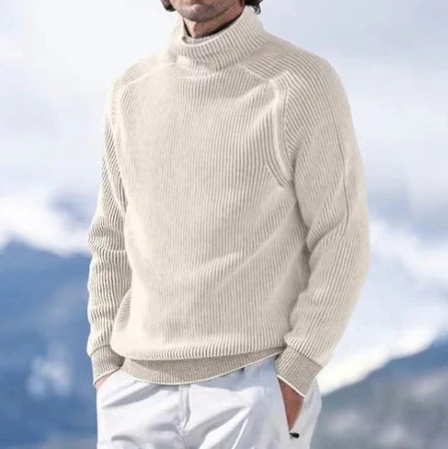 Elegancki Męski Golf Z Długim Rękawem | Stylowy Sweter Zimowy