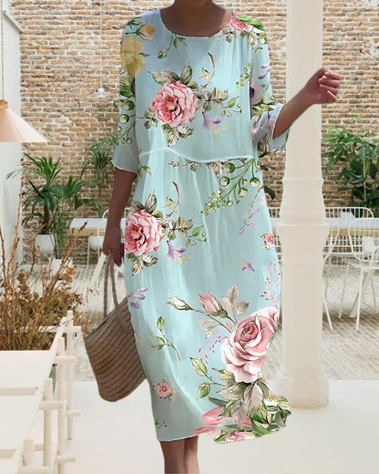 Elegancka Sukienka W Kwiaty | Kobiecy Styl Na Specjalne Okazje