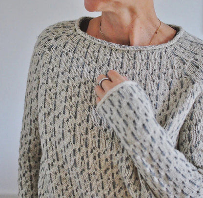 Elegancki Sweter Damski | Okrągły Dekolt Klasyczny Styl