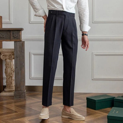 Męskie Spodnie Garniturowe Old Money | Eleganckie I Klasyczne
