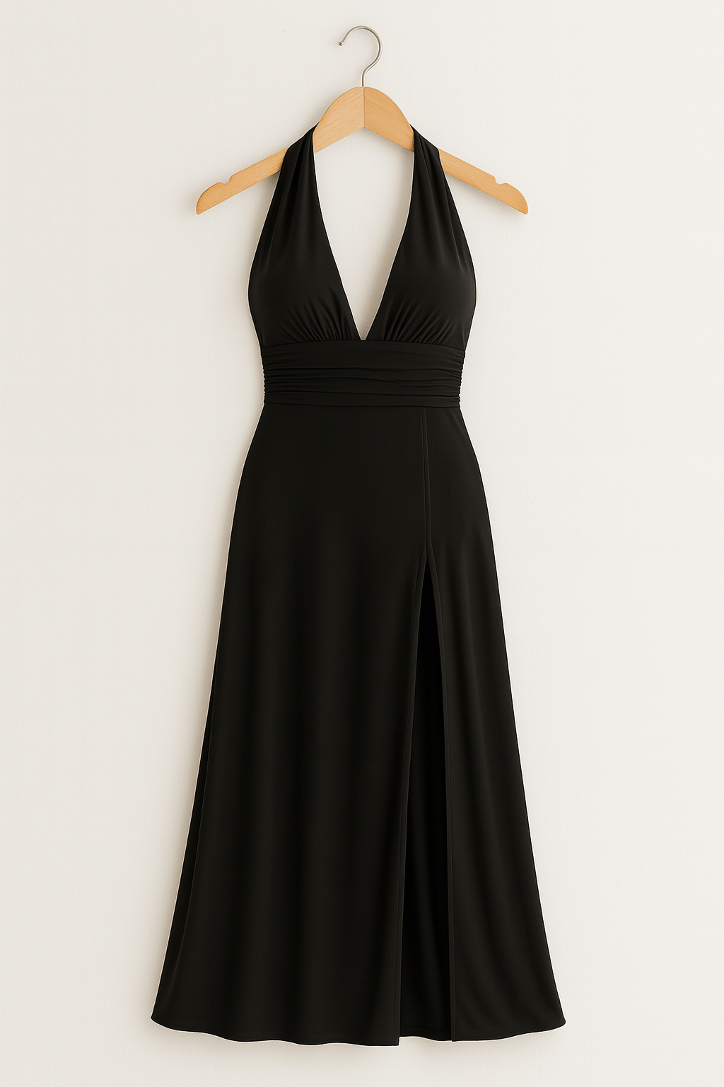 Damska Sukienka Maxi Na Wesele | Elegancka Z Dekoltem Halter