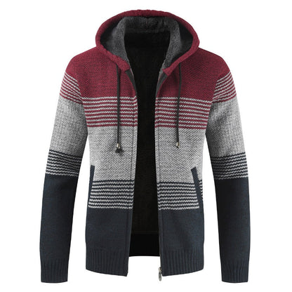Bluza Męska Rozpinana | Z Kapturem