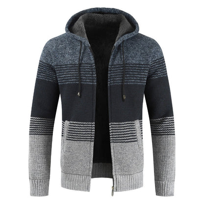 Bluza Męska Rozpinana | Z Kapturem