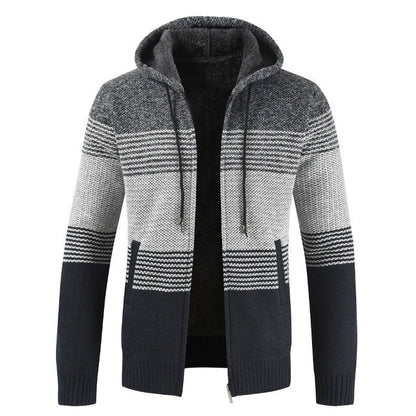 Bluza Męska Rozpinana | Z Kapturem