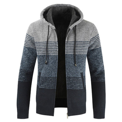 Bluza Męska Rozpinana | Z Kapturem