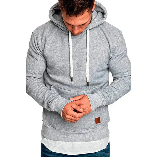 Bluza Męska Z Kapturem Zimowa | Z Kieszenią Kangurką
