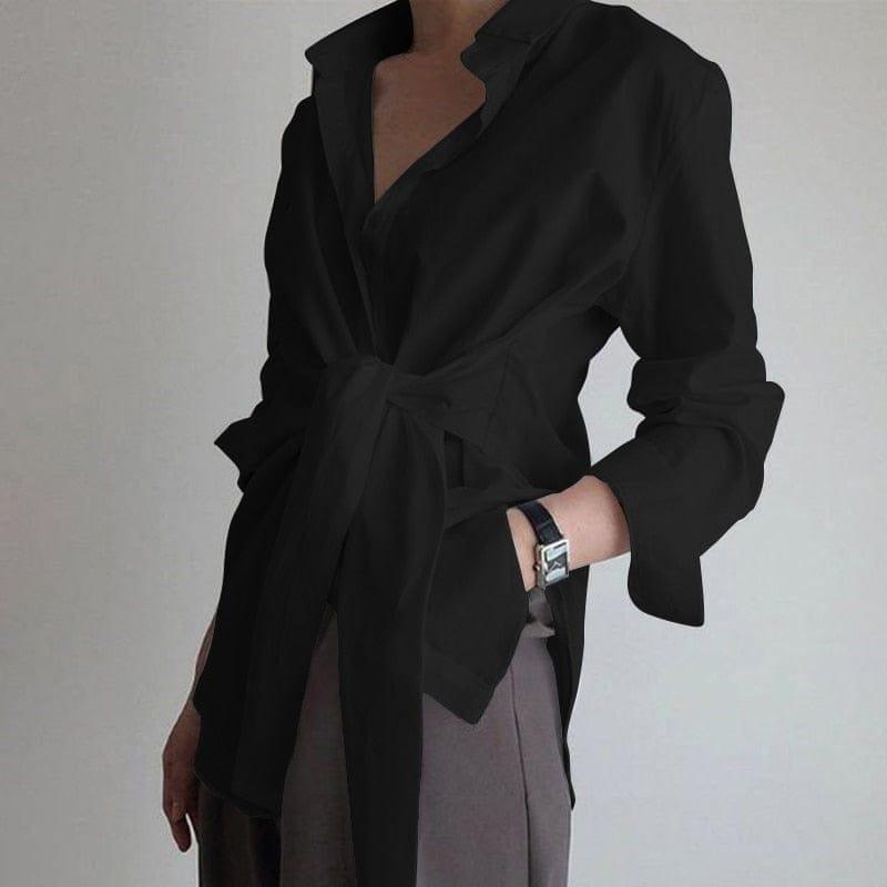 Stylowa Koszula Damska Z Ozdobnym Wiązaniem | Elegancja I Szyk